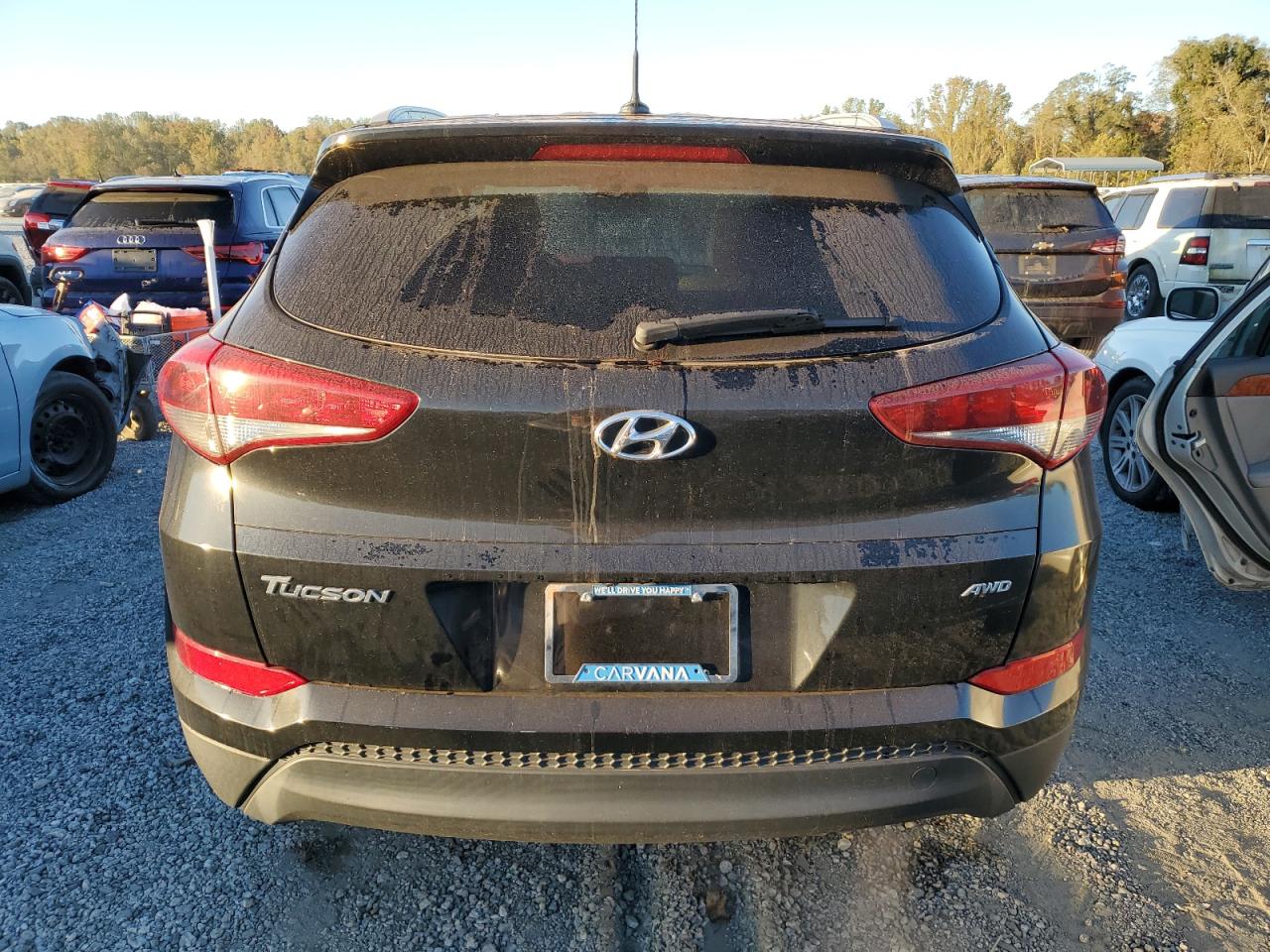 2016 Hyundai Tucson VIN KM8J3CA45GU250945 Copart auction photo, side damage thumbnail 6