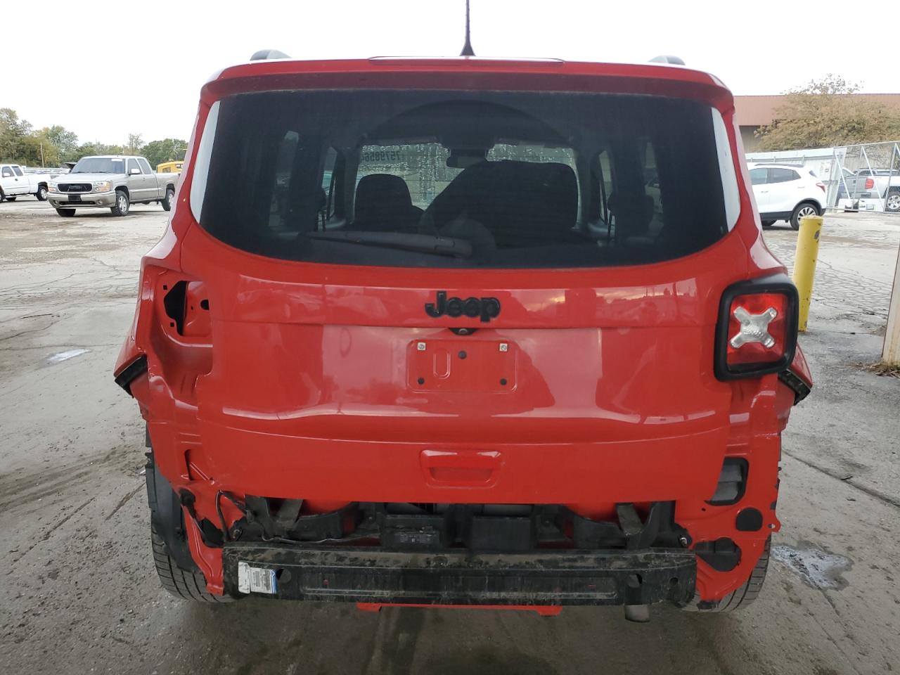 2018 Jeep Renegade VIN ZACCJABB2JPH82148 Copart auction photo, rear end / side damage thumbnail 6