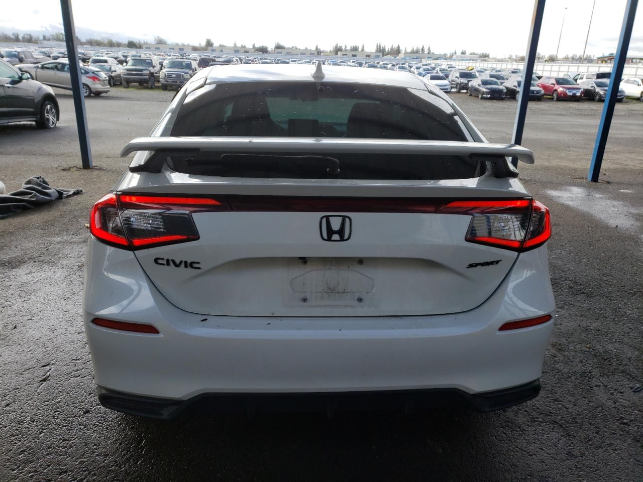 2023 Honda Civic VIN 19XFL2H81PE004860 Copart auction photo, side / rear end damage thumbnail 6