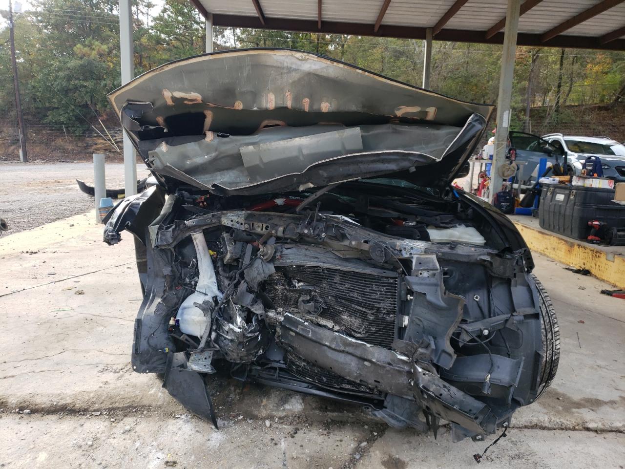 2016 Dodge Charger VIN 2C3CDXCT7GH227972 Copart auction photo, front end / top/roof damage thumbnail 5