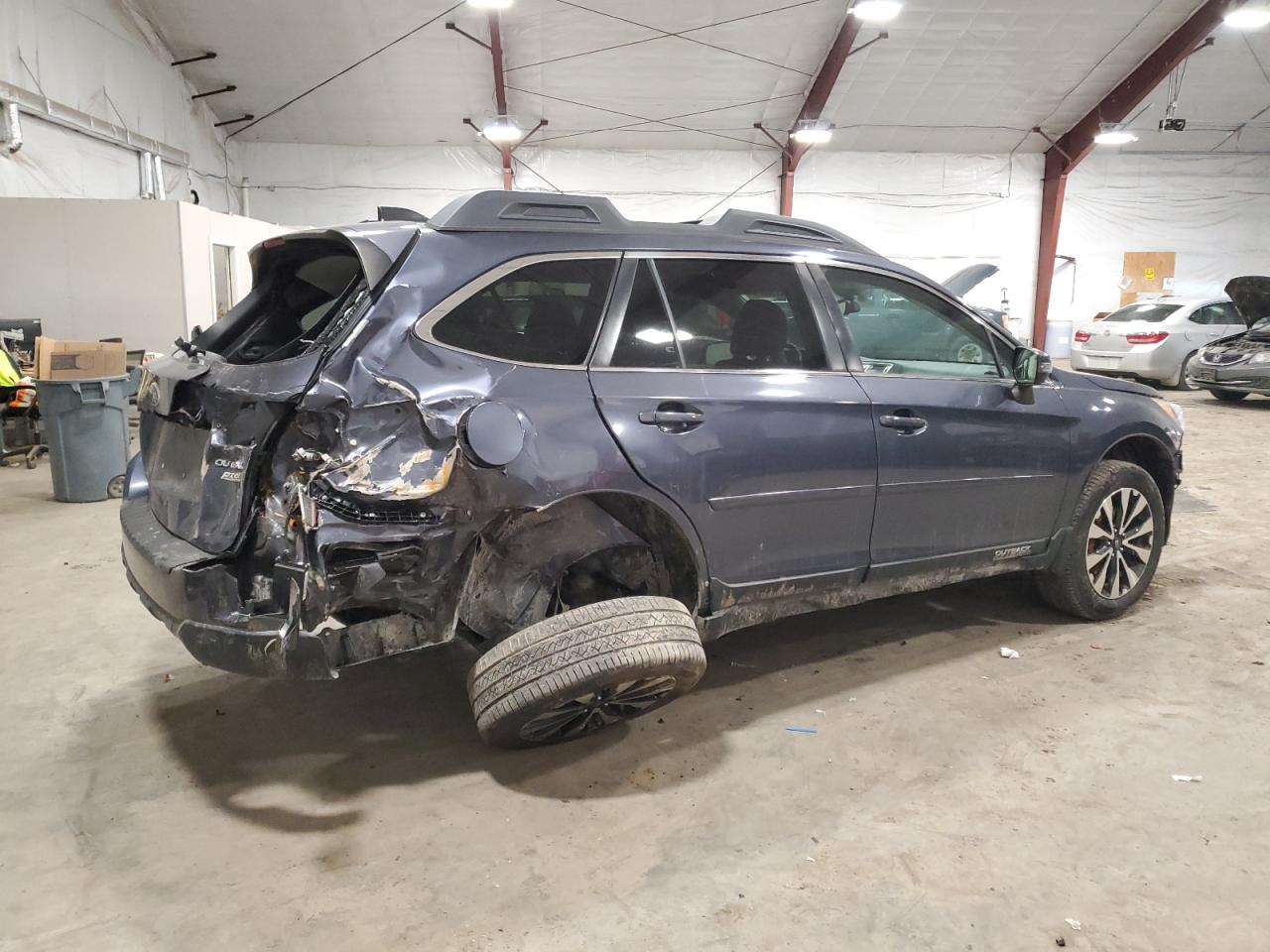 2017 Subaru Outback VIN 4S4BSANCXH3340225 Copart auction photo, rear end / all over damage thumbnail 3