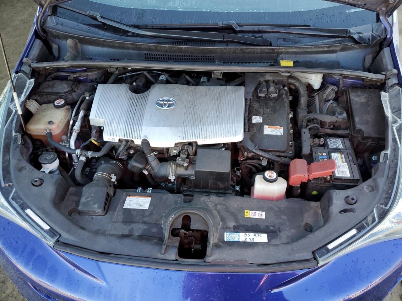 2018 Toyota Prius VIN JTDKARFUXJ3549922 Copart auction photo, side / rear end damage thumbnail 11