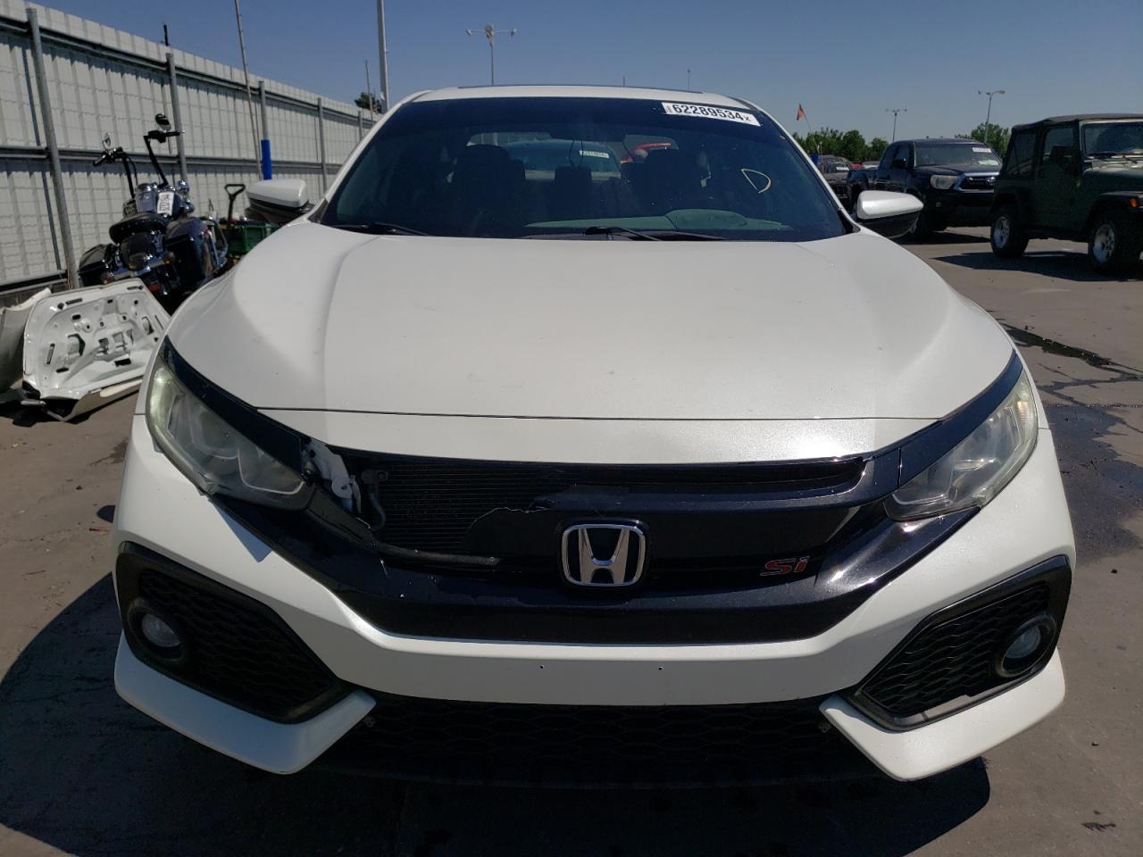 2017 Honda Civic VIN 2HGFC1E54HH702178 Copart auction photo, rear end / front end damage thumbnail 5