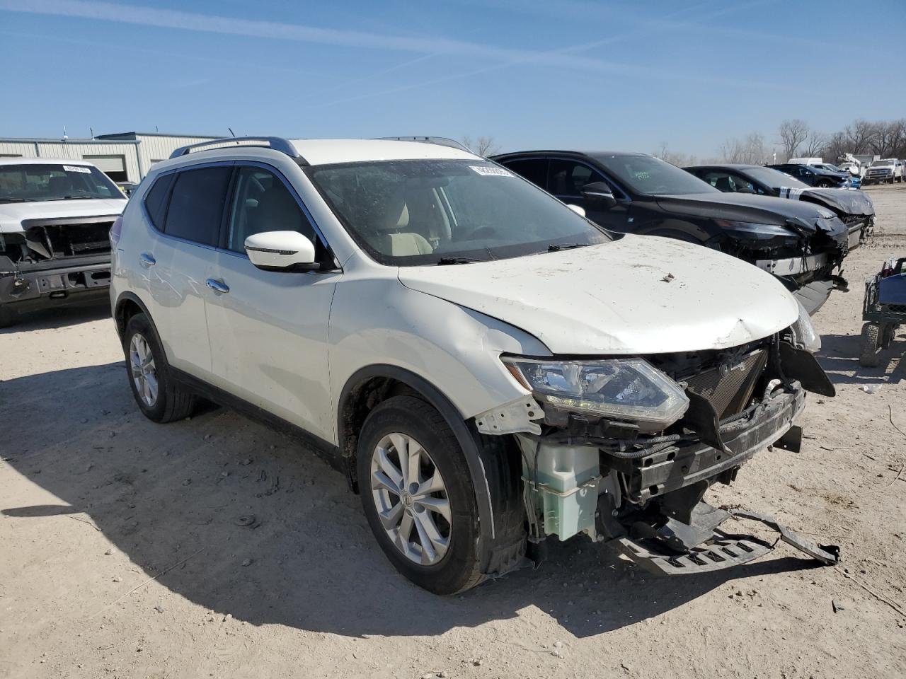 2016 Nissan Rogue VIN KNMAT2MT1GP722090 Copart auction photo, front end damage thumbnail 4