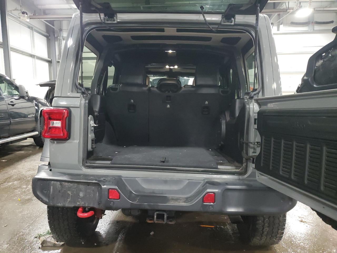 2019 Jeep Wrangler VIN 1C4HJXFN9KW608711 Copart auction photo, front end / side damage thumbnail 6