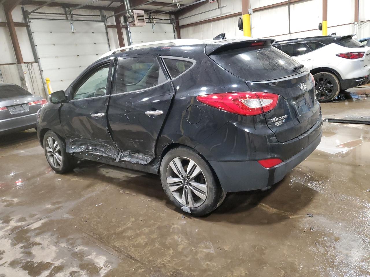 2015 Hyundai Tucson VIN KM8JUCAG5FU978397 Copart auction photo, side damage thumbnail 2