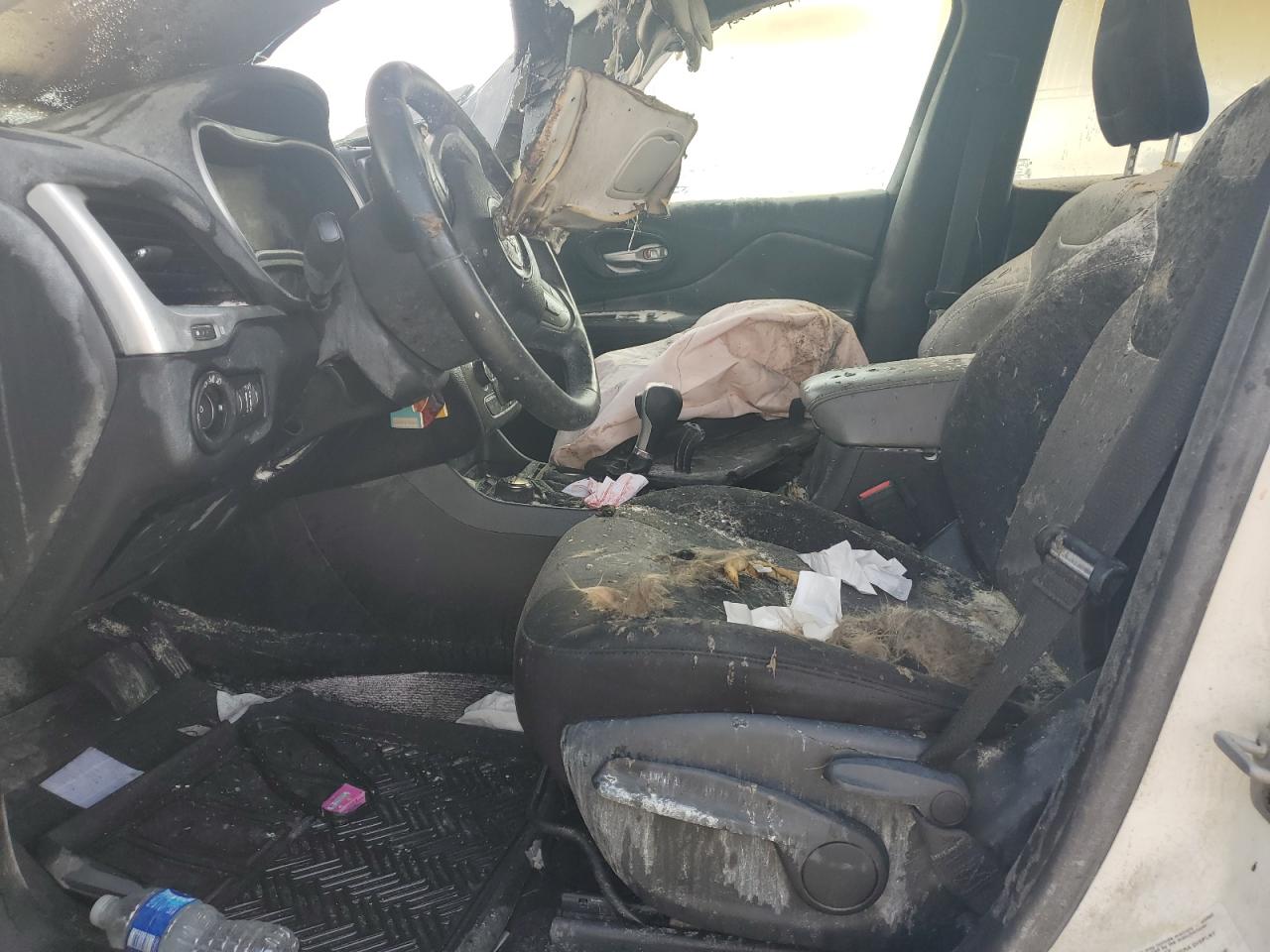 2014 Jeep Grand Cherokee VIN 1C4PJMCB1EW107238 Copart auction photo, burn - interior damage thumbnail 7