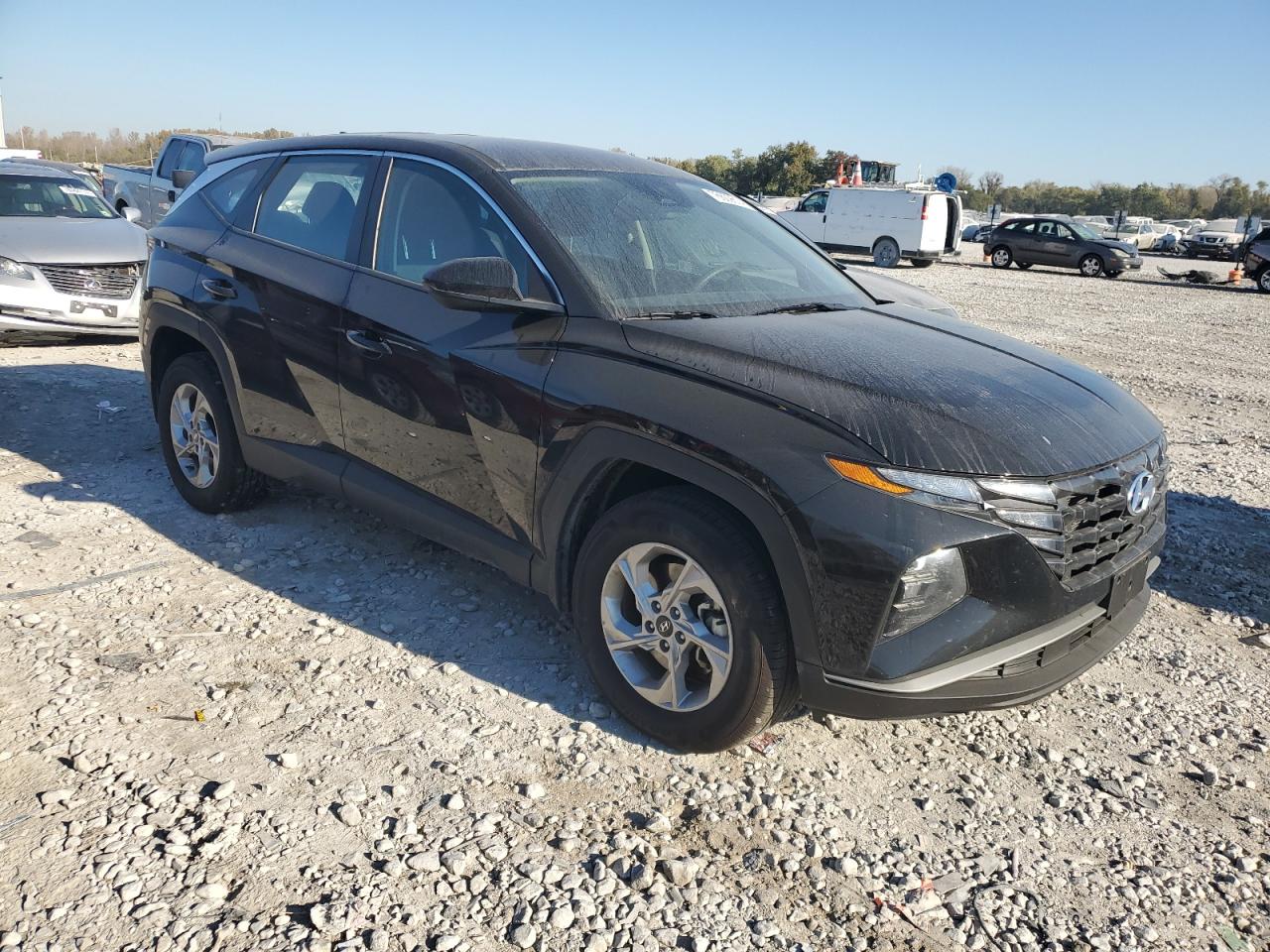 2024 Hyundai Tucson VIN 5NMJACDE1RH401322 Copart auction photo, vandalism damage thumbnail 4