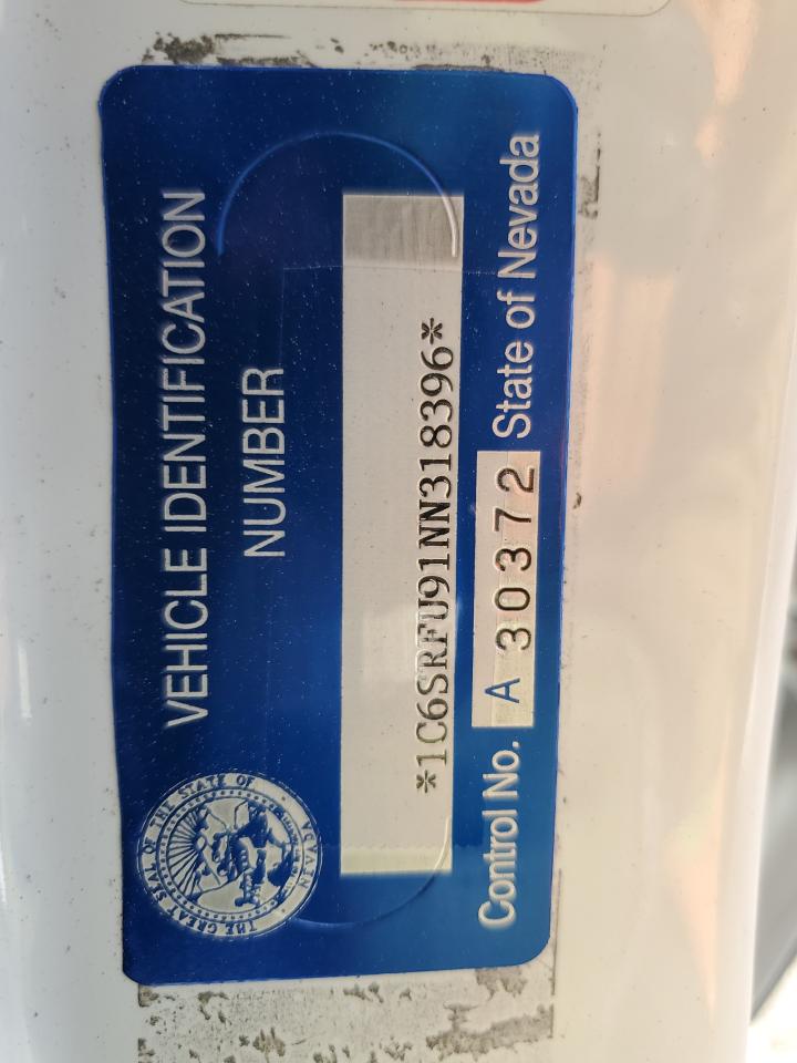 2022 RAM 1500 VIN 1C6SRFU91NN318396 Copart auction photo, vandalism damage thumbnail 12