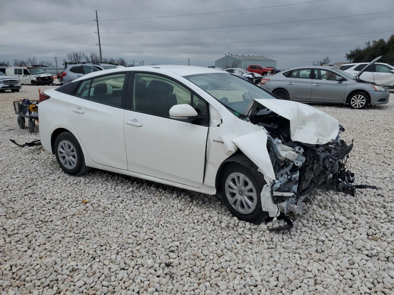 2020 Toyota Prius VIN JTDKARFU0L3114507 Copart auction photo, front end damage thumbnail 4