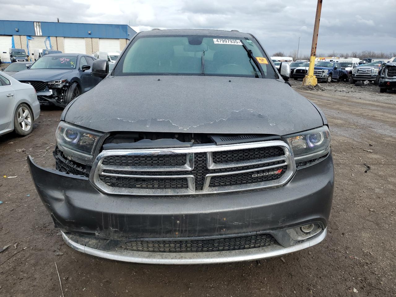 2014 Dodge Durango VIN 1C4RDJAG9EC591562 Copart auction photo, front end damage thumbnail 5
