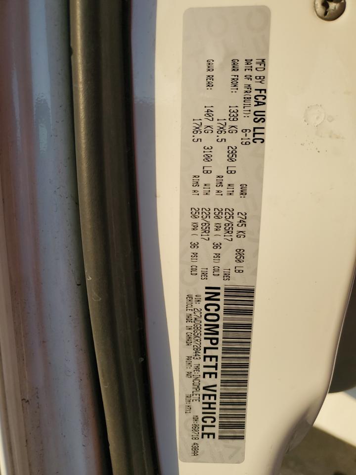 2019 Dodge Caravan VIN 2C7WDGBG5KR728443 Copart auction photo, minor dent/scratches damage thumbnail 14