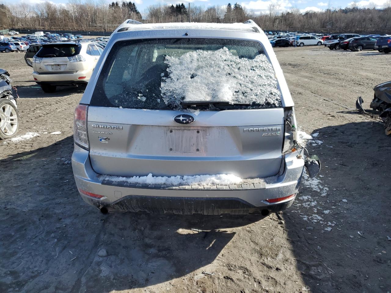2013 Subaru Forester VIN JF2SHABCXDH424728 Copart auction photo, front end / side damage thumbnail 6