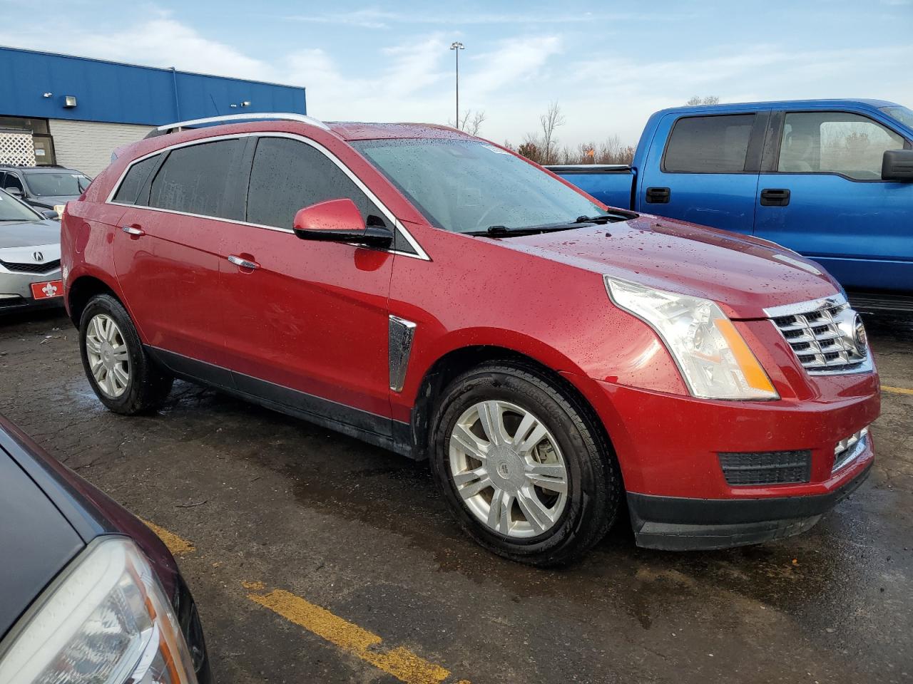 2013 Cadillac SRX VIN 3GYFNCE35DS597123 Copart auction photo, front end damage thumbnail 4
