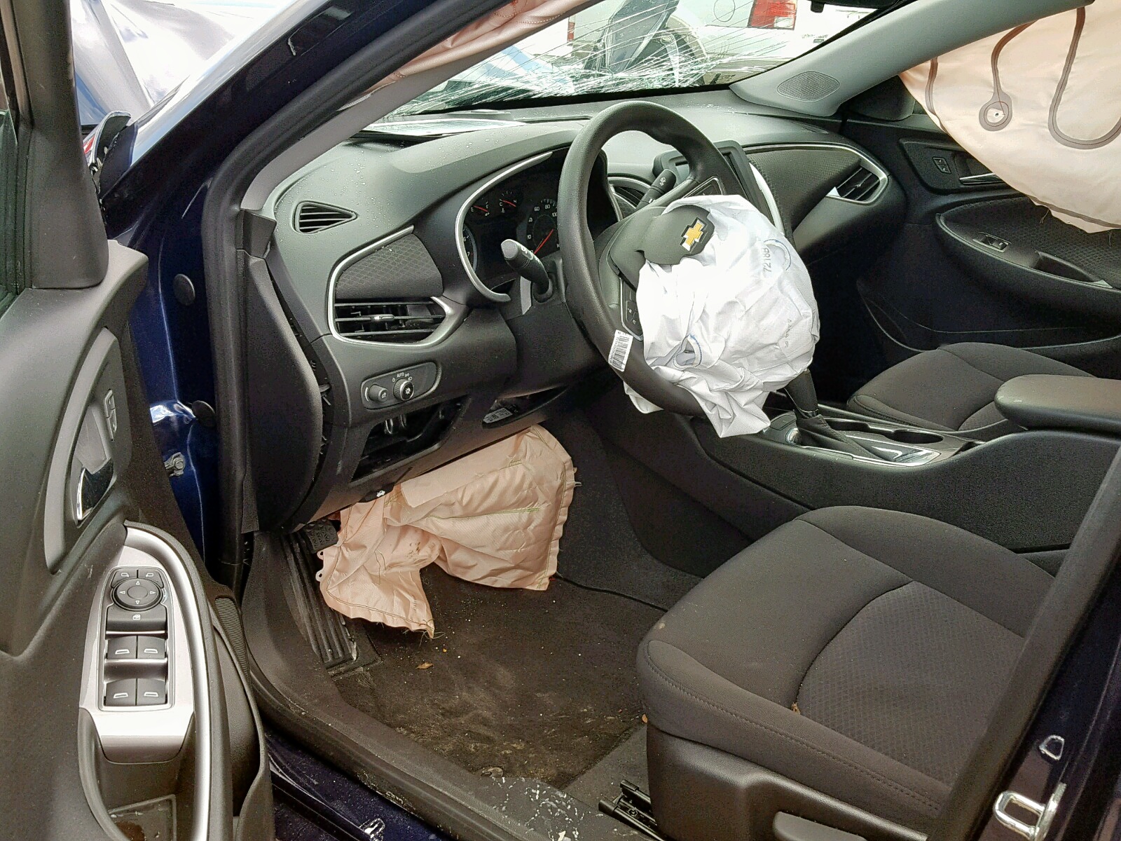 2018 Chevrolet Malibu VIN 1G1ZB5ST9JF181600 Copart auction photo, front end / undercarriage damage thumbnail 9