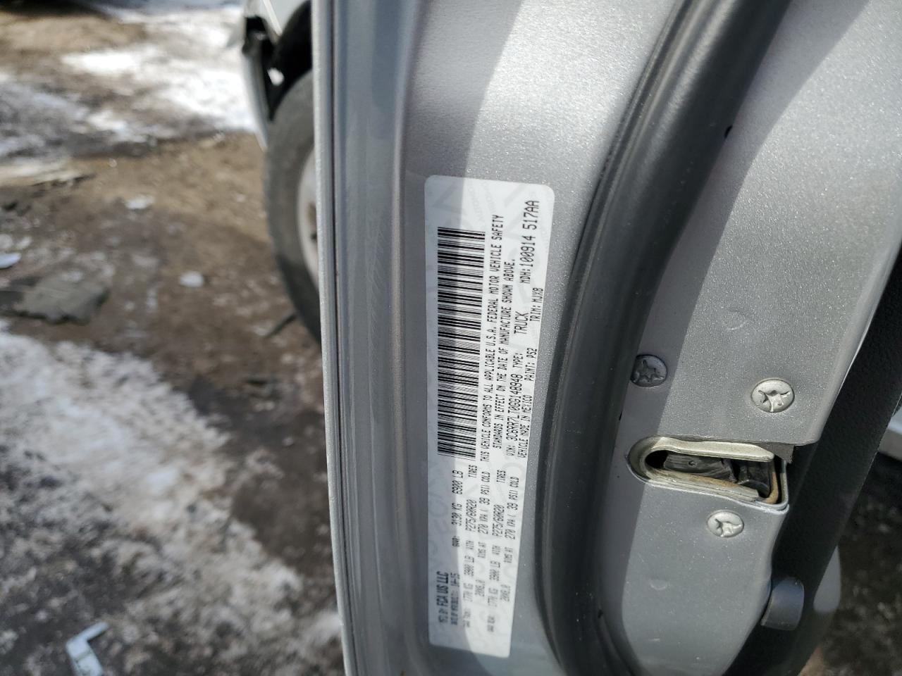 2016 RAM 1500 VIN 3C6RR7LT0GG148948 Copart auction photo, front end damage thumbnail 12