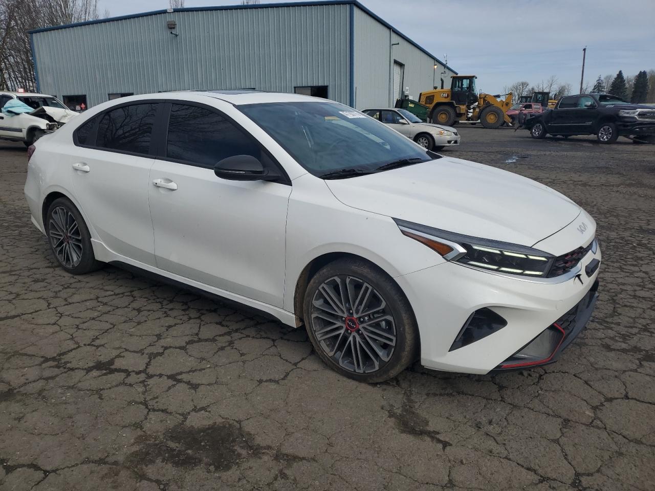2024 KIA Forte VIN 3KPF44AC1RE717915 Copart auction photo, side / front end damage thumbnail 4