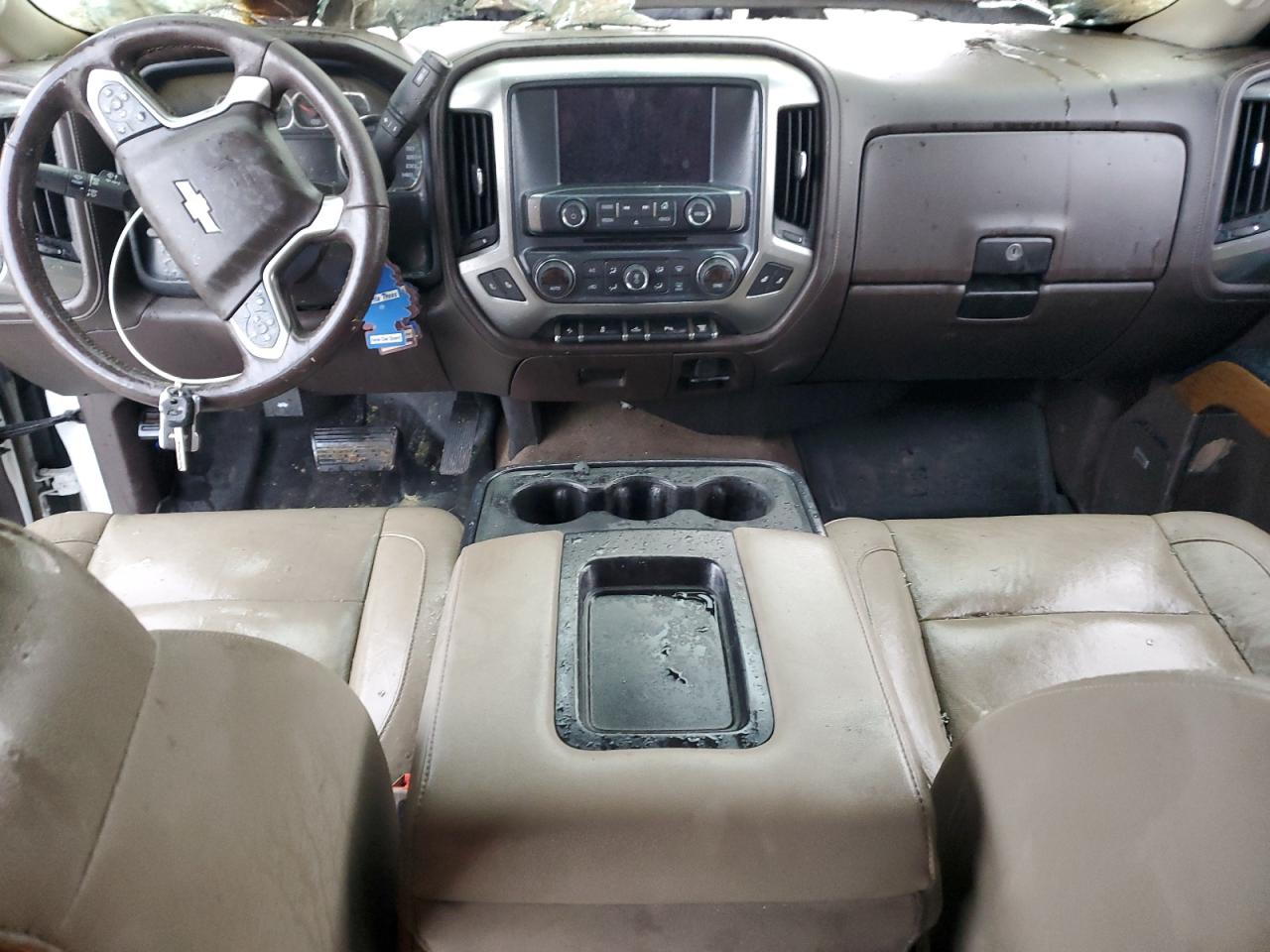 2017 Chevrolet Silverado VIN 1GC4K0CY6HF132816 Copart auction photo, burn - engine damage thumbnail 8