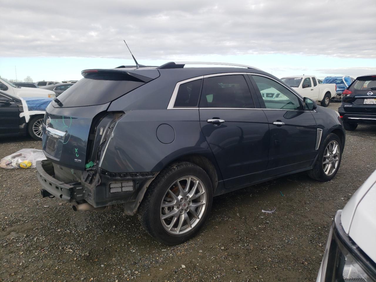 2013 Cadillac SRX VIN 3GYFNDE34DS613883 Copart auction photo, rear end damage thumbnail 3