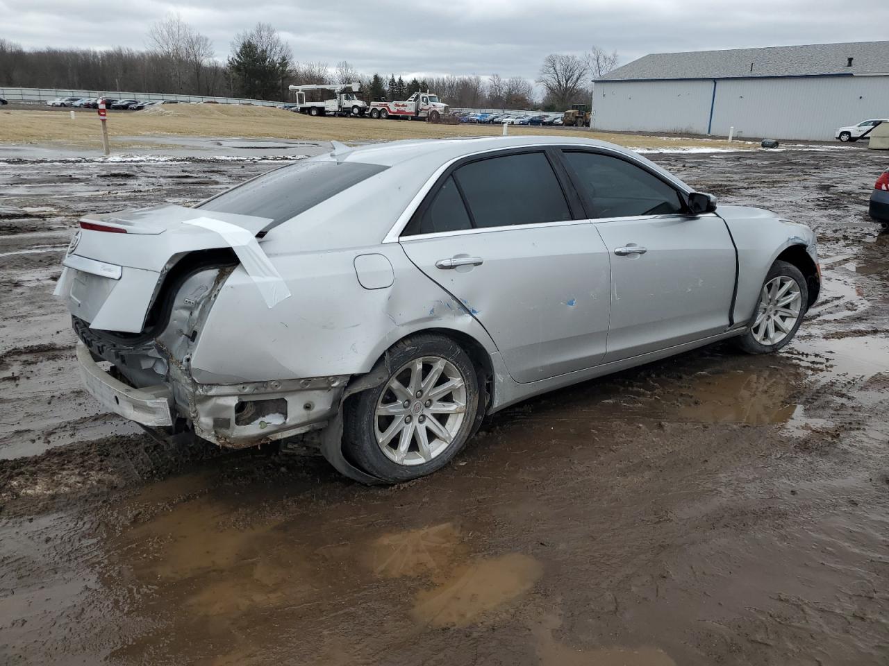 2014 Cadillac CTS VIN 1G6AX5SX0E0144200 Copart auction photo, all over damage thumbnail 3