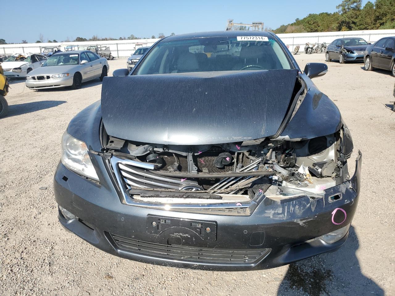 2011 Lexus LS VIN JTHBL5EF2B5105704 Copart auction photo, front end damage thumbnail 5