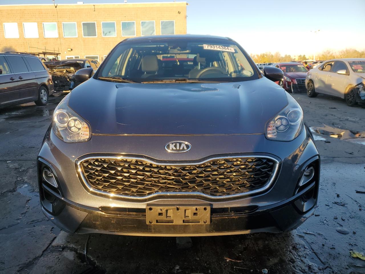 2020 KIA Sportage VIN KNDPMCAC8L7807164 Copart auction photo, side / front end damage thumbnail 5