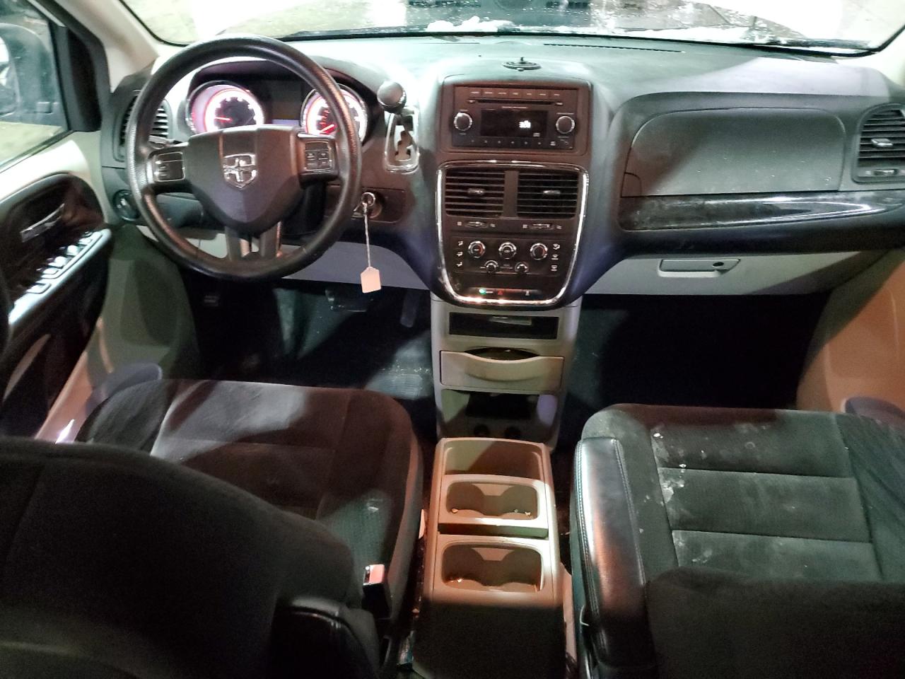 2014 Dodge Caravan VIN 2C4RDGBG5ER323536 Copart auction photo, front end / side damage thumbnail 8