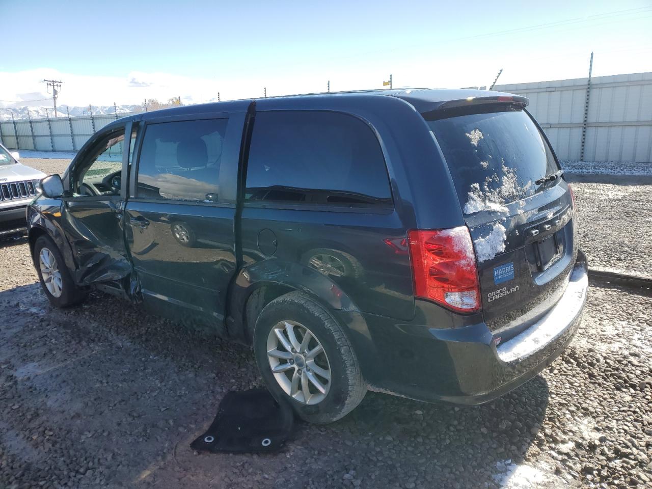 2013 Dodge Caravan VIN 2C4RDGCG3DR687662 Copart auction photo, side damage thumbnail 2