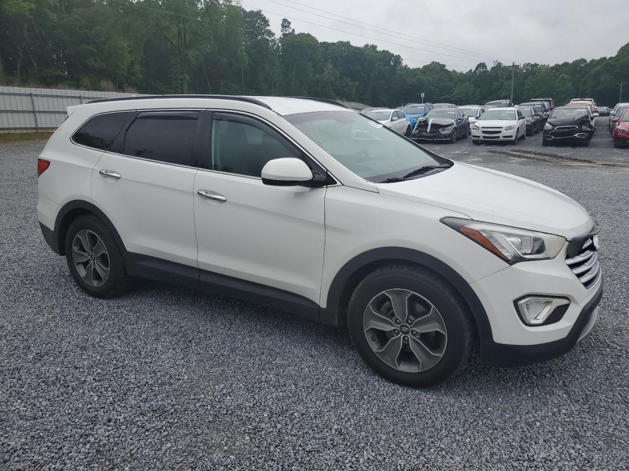 2015 Hyundai Santa Fe VIN KM8SMDHF5FU102968 Copart auction photo, burn - engine / front end damage thumbnail 4