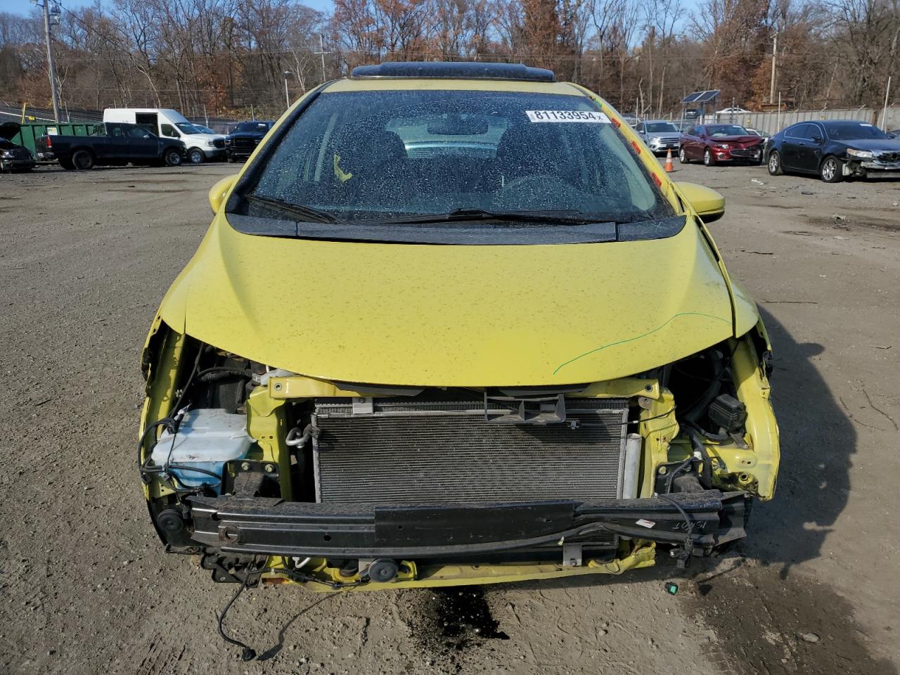 2015 Honda Fit VIN 3HGGK5H85FM713709 Copart auction photo, front end / minor dent/scratches damage thumbnail 5