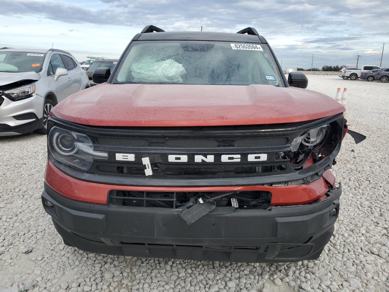 2023 Ford Bronco VIN 3FMCR9C64PRE21362 Copart auction photo, front end / mechanical damage thumbnail 5