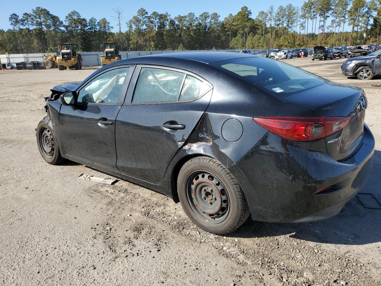 2015 Mazda 3 VIN 3MZBM1U73FM159432 Copart auction photo, front end / side damage thumbnail 2