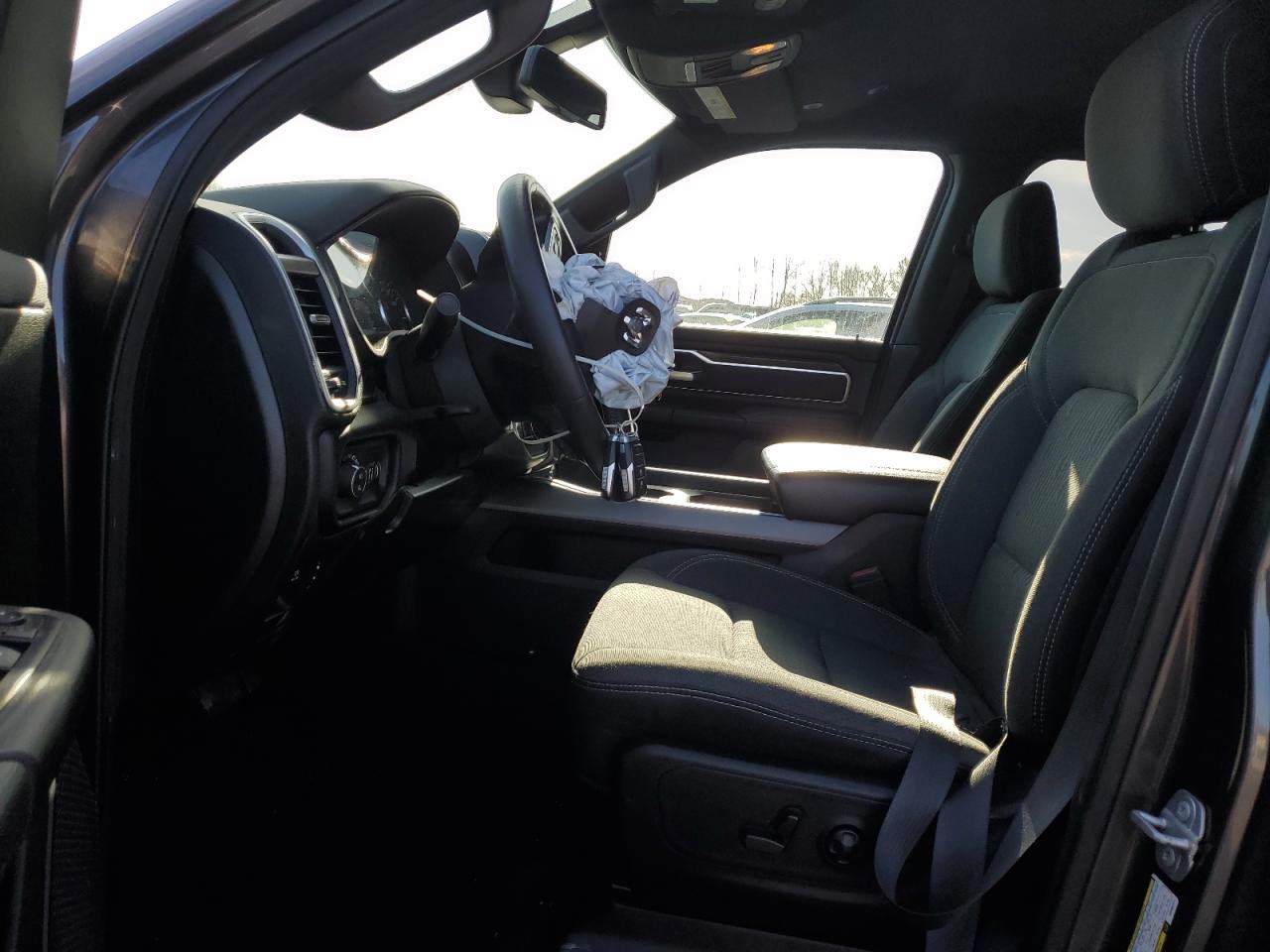 2019 RAM 1500 VIN 1C6SRFBTXKN580721 Copart auction photo, front end / side damage thumbnail 7