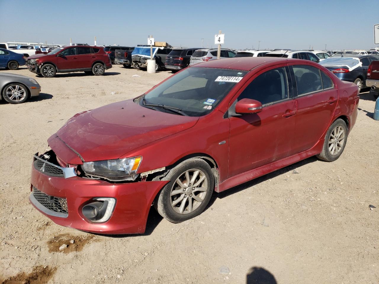 2016 Mitsubishi Lancer VIN JA32U2FU3GU001633
