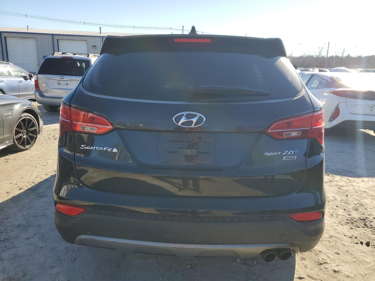 2013 Hyundai Santa Fe VIN 5XYZUDLAXDG020604 Copart auction photo, burn damage thumbnail 6