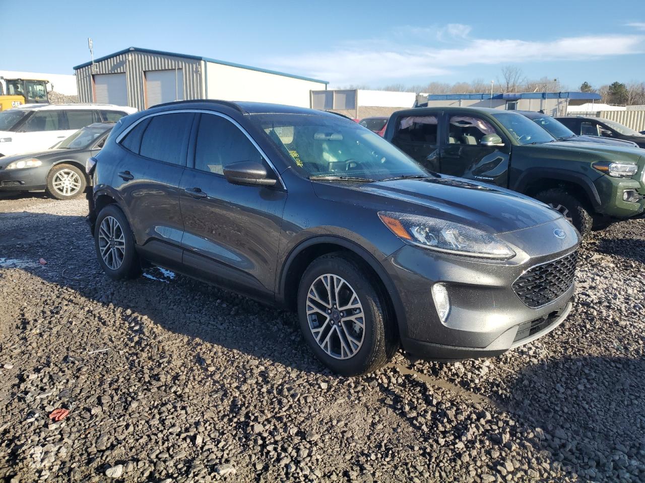 2020 Ford Escape VIN 1FMCU0H69LUC24595 Copart auction photo, side damage thumbnail 4
