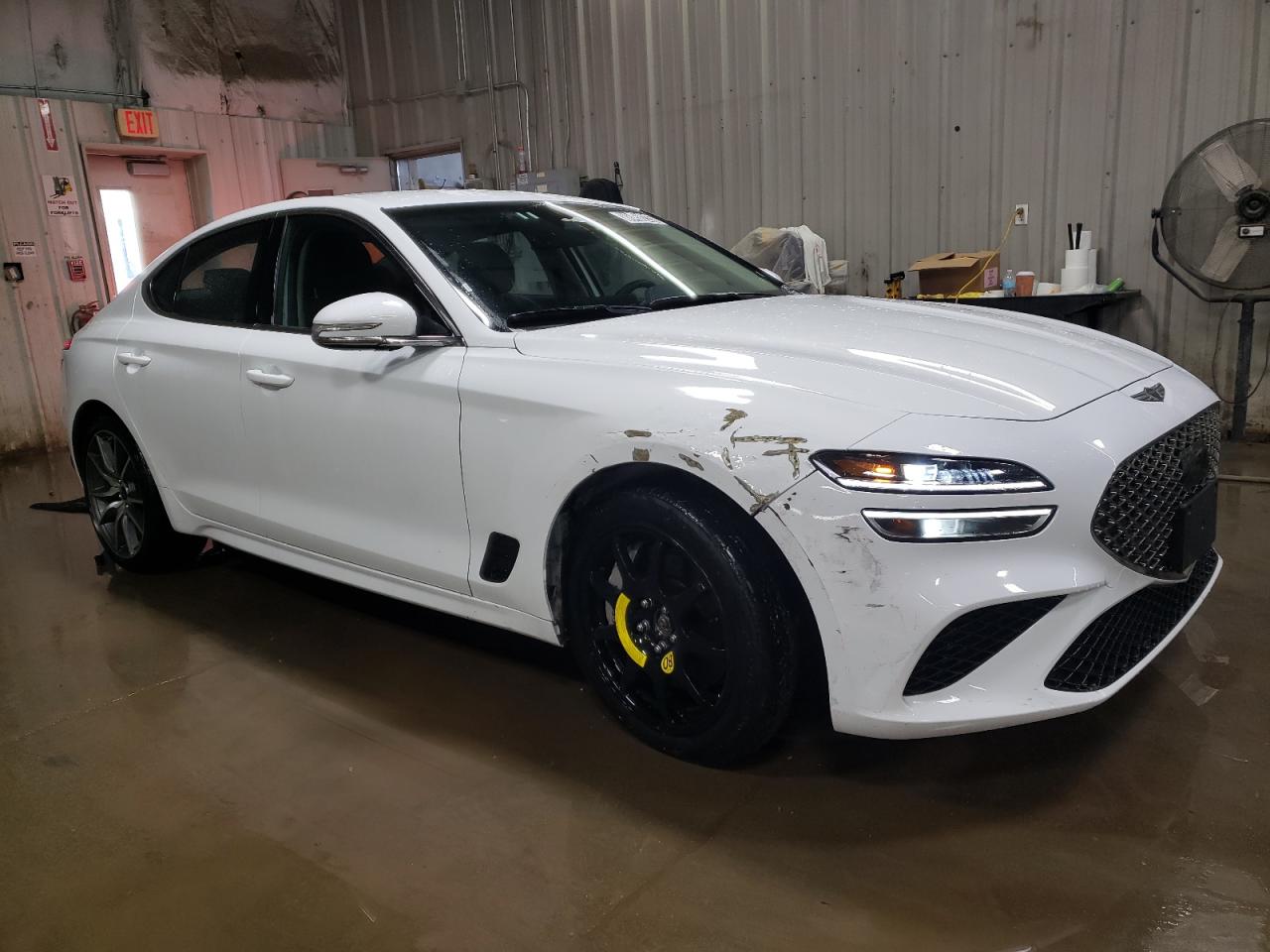 2024 Genesis G70 VIN KMTG34SC8RU140325 Copart auction photo, front end / minor dent/scratches damage thumbnail 4