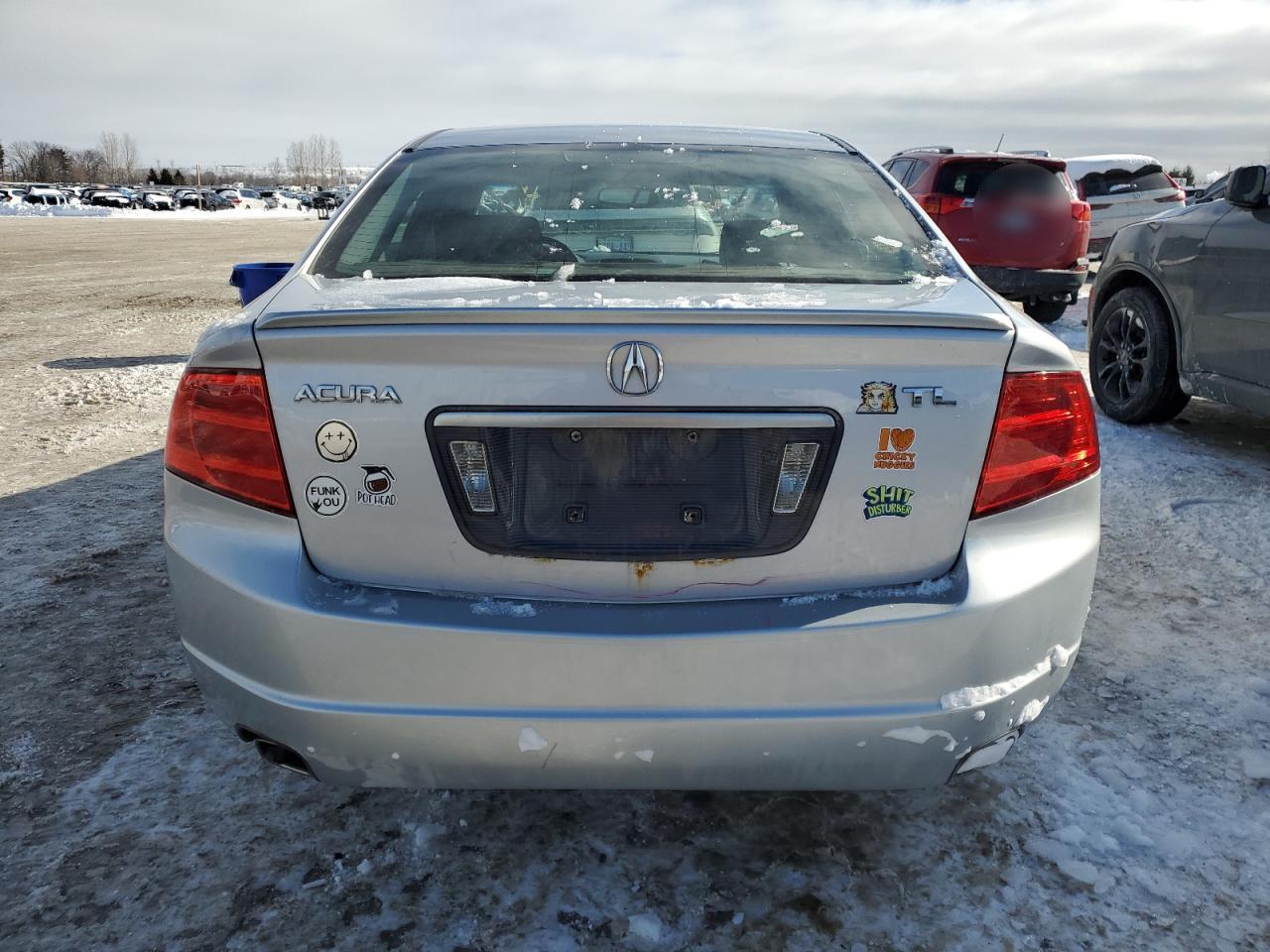 2005 Acura TL VIN 19UUA66295A803483 Copart auction photo, front end / side damage thumbnail 6