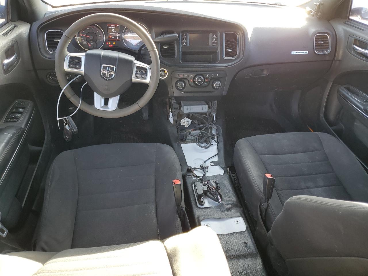 2014 Dodge Charger VIN 2C3CDXAT5EH126073 Copart auction photo, front end / rear end damage thumbnail 8