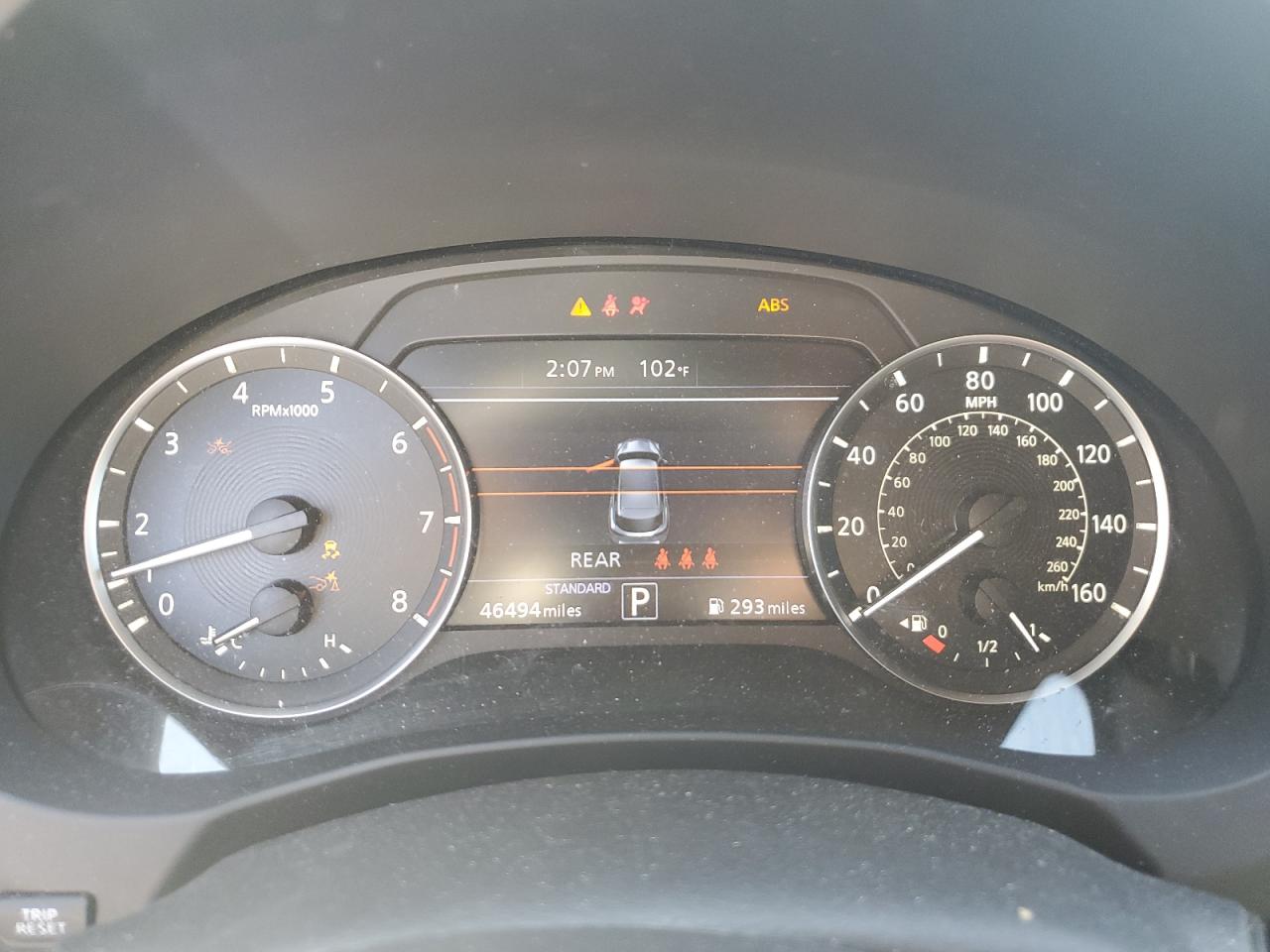 2021 Infiniti QX50 VIN 3PCAJ5BA2MF102184 Copart auction photo, front end damage thumbnail 9