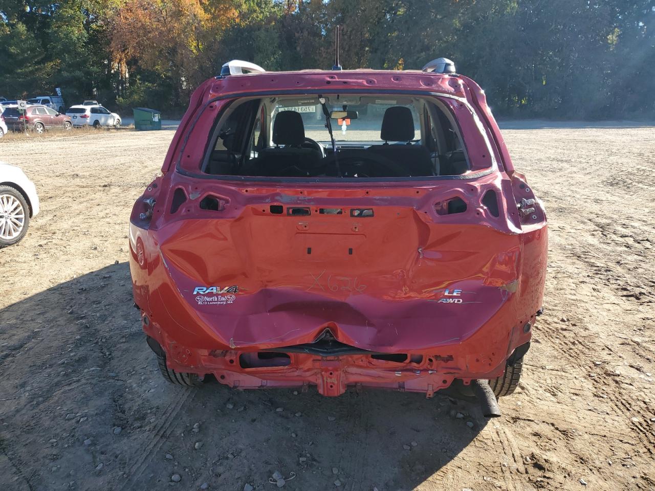 2015 Toyota RAV 4 VIN JTMBFREV0FD120608 Copart auction photo, rear end damage thumbnail 6
