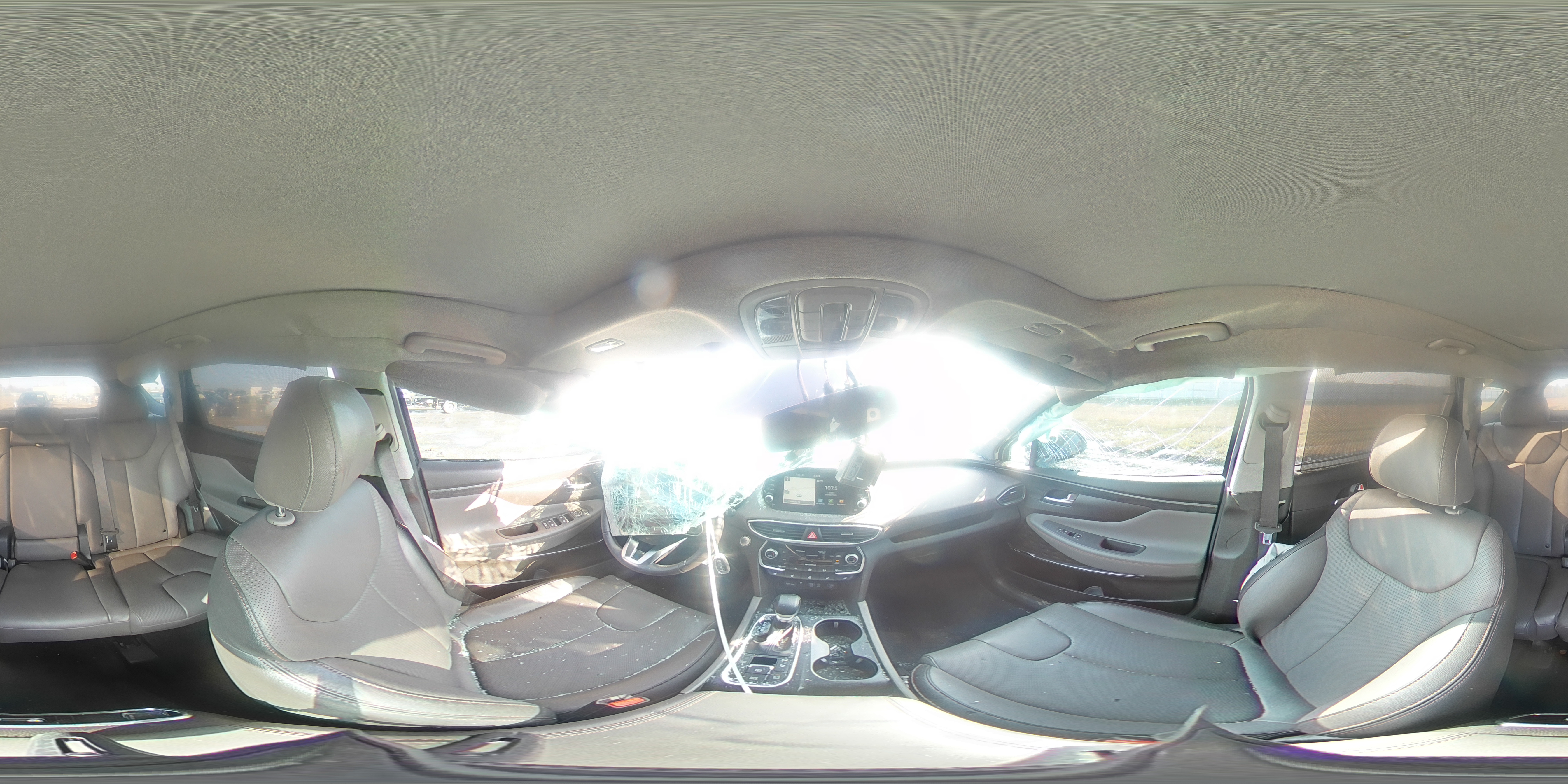 2020 Hyundai Santa Fe VIN 5NMS53AA0LH216003 Copart auction photo, all over damage thumbnail 13