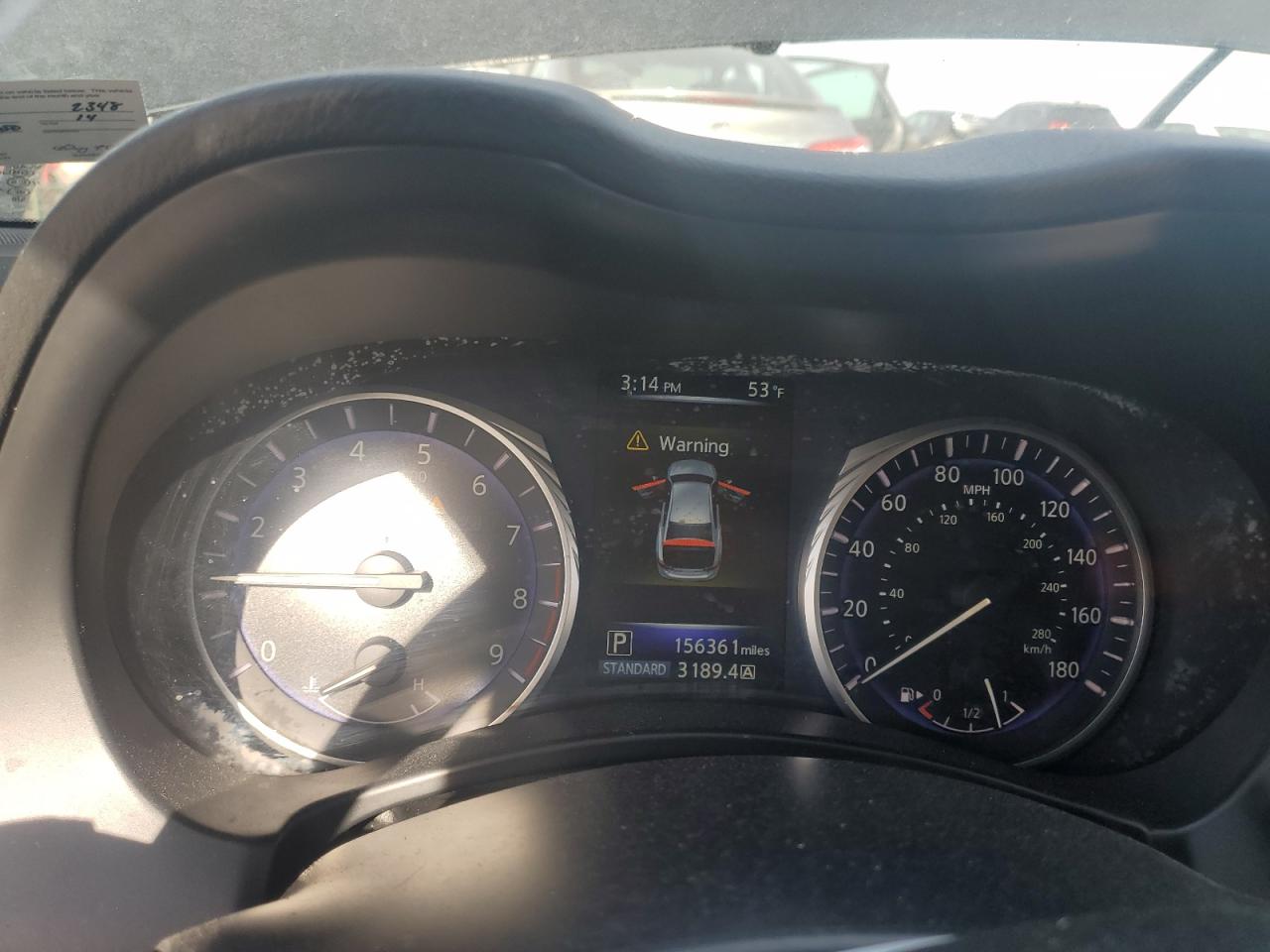 2014 Infiniti Q50 VIN JN1BV7AR2EM682348 Copart auction photo, front end / minor dent/scratches damage thumbnail 9