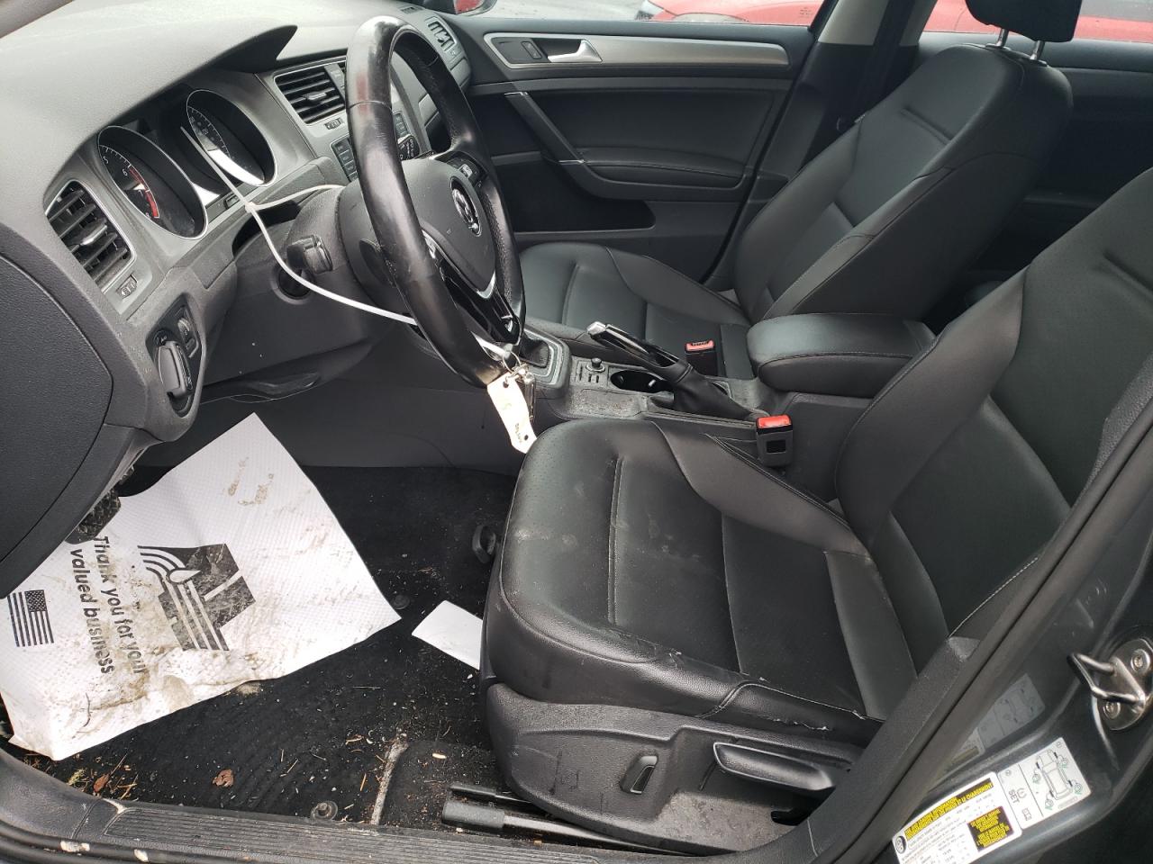 2017 Volkswagen Golf VIN 3VW217AU2HM028338 Copart auction photo, undercarriage damage thumbnail 7