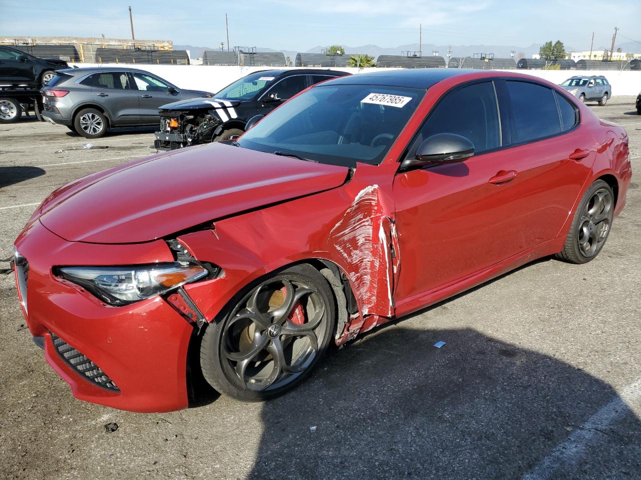 2018 Alfa Romeo Giulia VIN ZARFAECN2J7598649