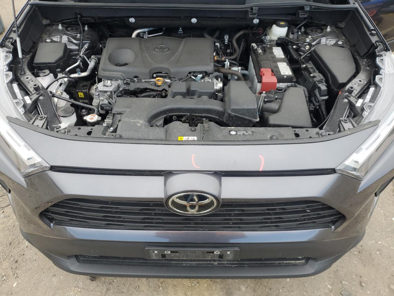 2024 Toyota RAV 4 VIN 2T3P1RFV9RC467088 Copart auction photo, top/roof / front end damage thumbnail 12