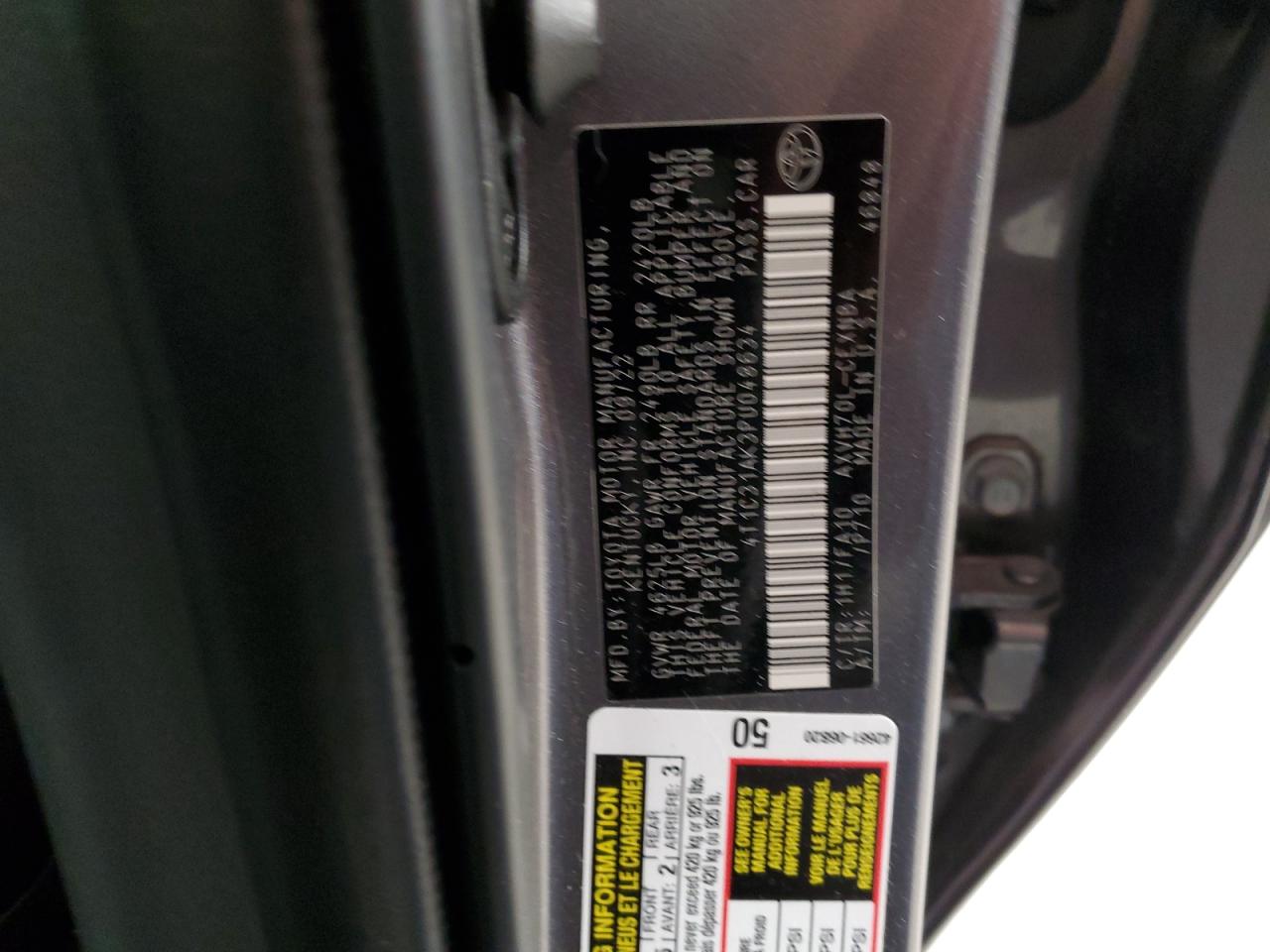 2023 Toyota Camry VIN 4T1C31AK3PU048634 Copart auction photo, front end damage thumbnail 13