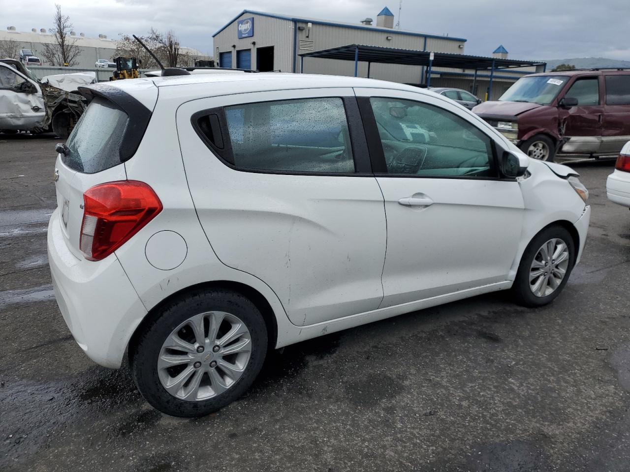 2016 Chevrolet Spark VIN KL8CD6SA1GC604992 Copart auction photo, front end / side damage thumbnail 3