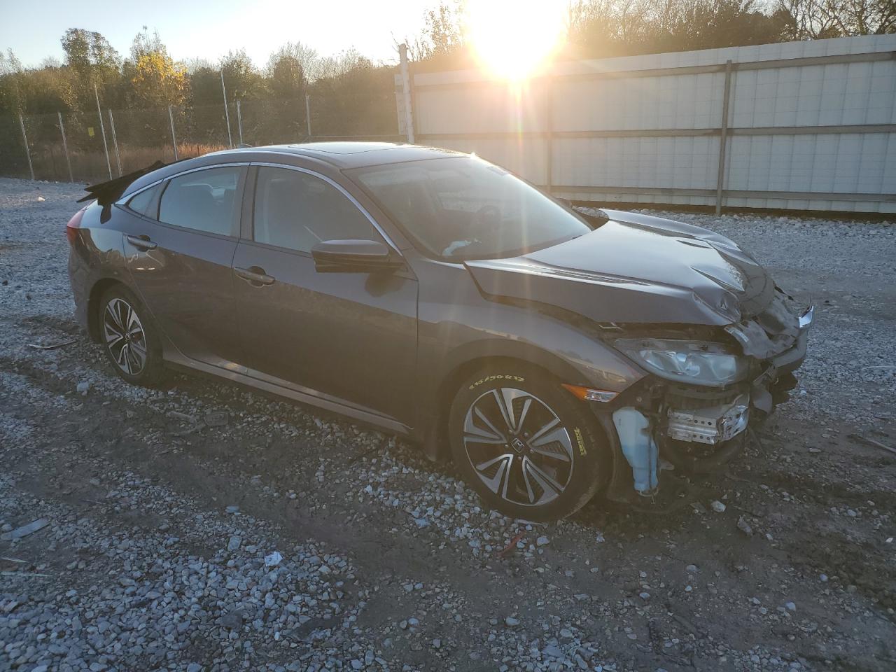 2016 Honda Civic VIN 19XFC1F75GE043715 Copart auction photo, front end damage thumbnail 4