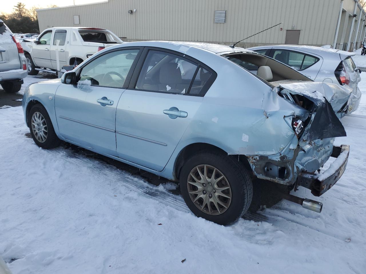 2008 Mazda 3 VIN JM1BK12F581833809 Copart auction photo, rear end damage thumbnail 2
